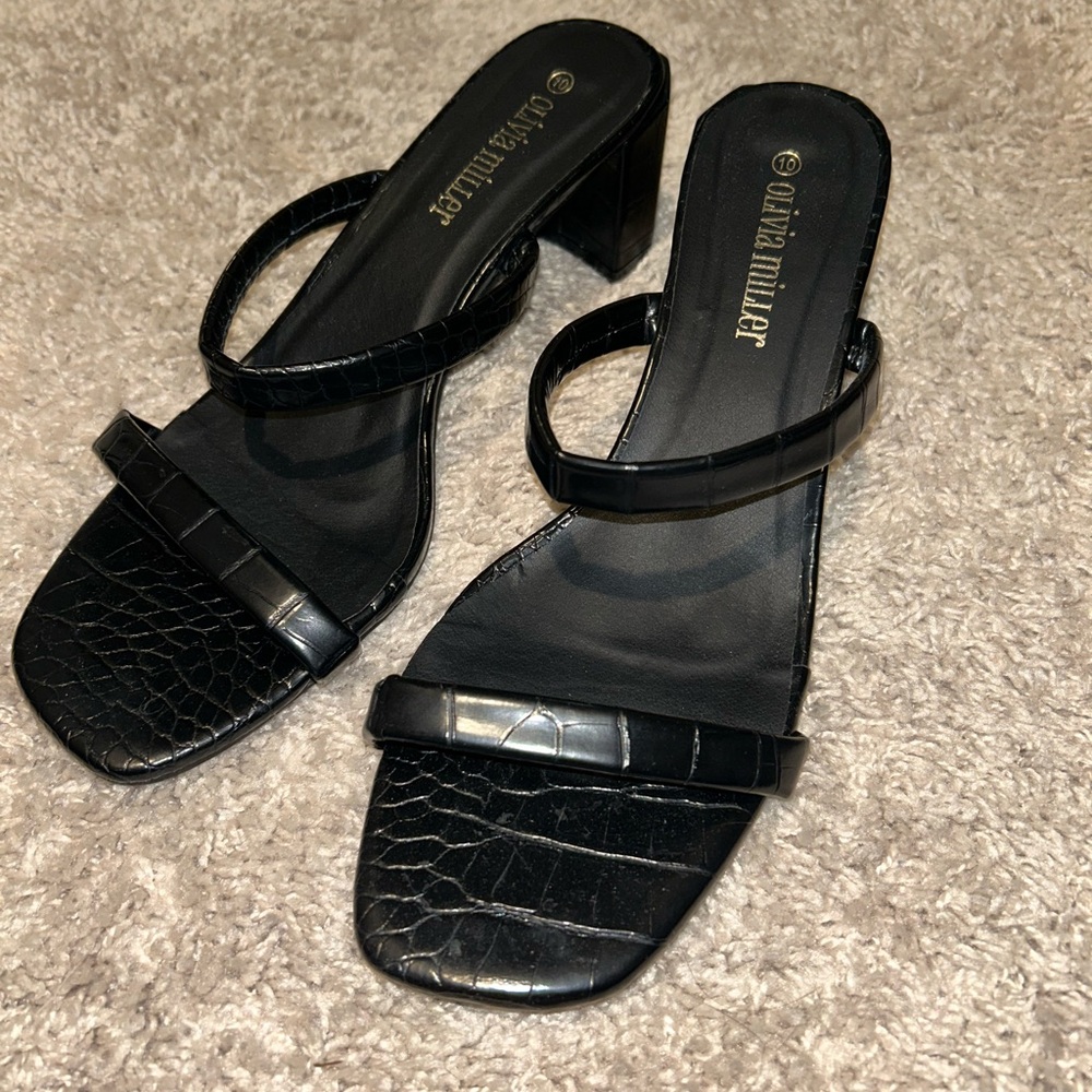 Black heels